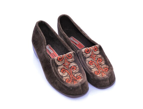 velvet bedroom slippers