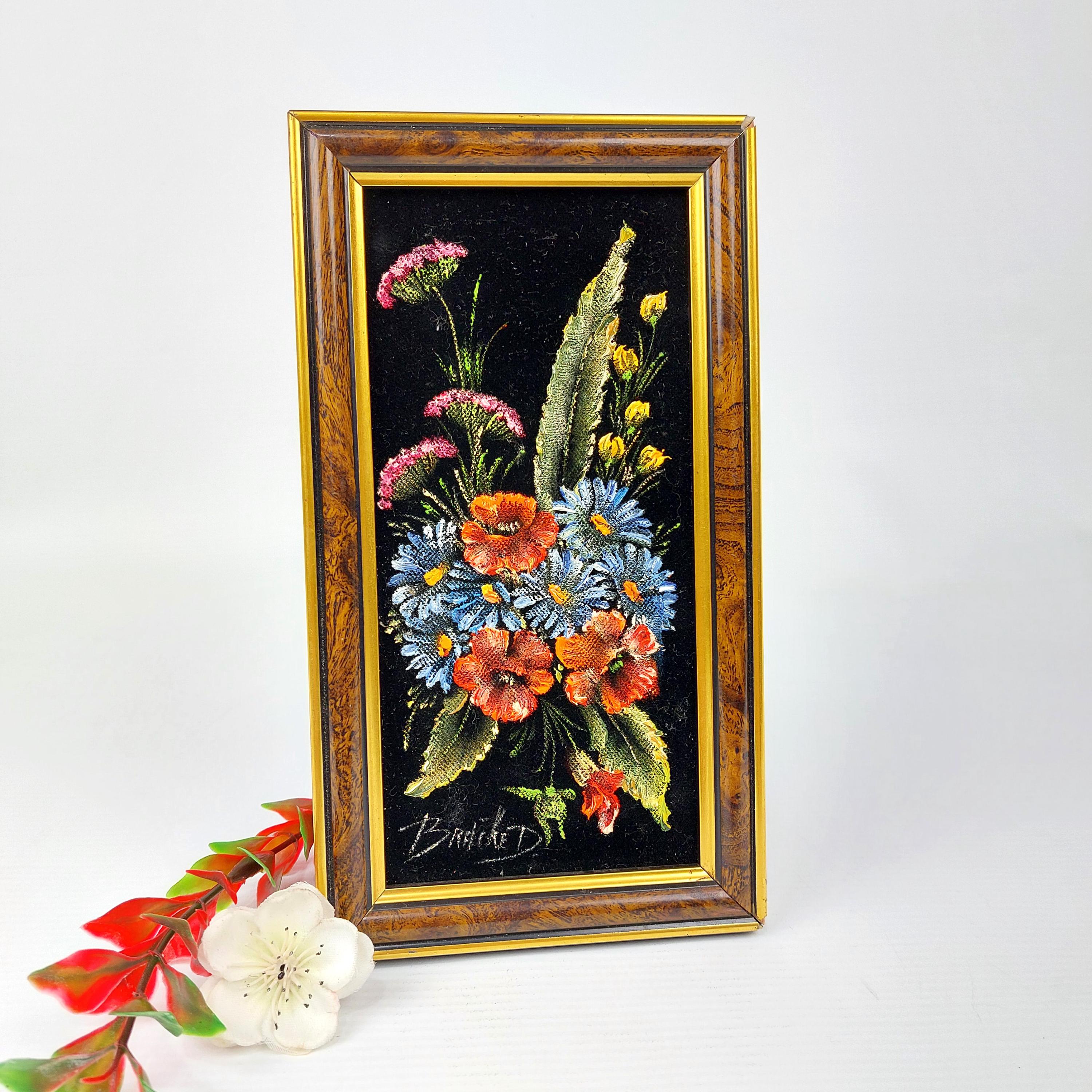 70's Velvet Painting - Etsy Canada