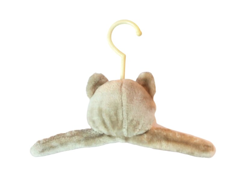 Vintage Teddy Bear Clothes Hanger Stuffed Animal Head Hanger Etsy
