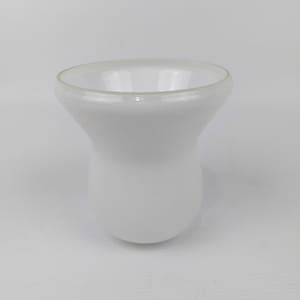 Vintage Milk Glass Tulip Shade – White Replacement Globe for Pendant, Ceiling, or Table Lamp – Retro Light Fixture Part