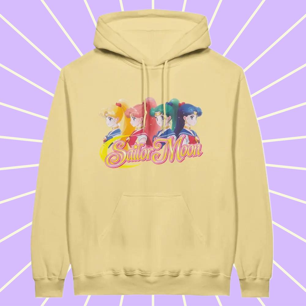 Sailor elatic moon holographic hoodie