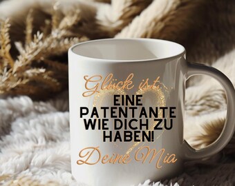 Regalo personalizado taza madrina regalo padrino de ahijado taza con nombre regalo de cumpleaños madrina