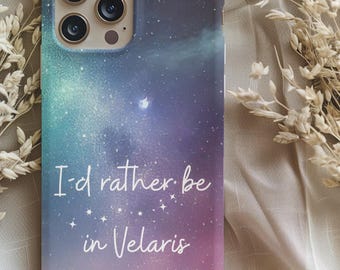 ACOTAR Bokmal Present till flickvän Sarah J Maas Fan Present till bokmal Ett hov av törnen och rosor Inspirerat telefonskal iPhone-skal