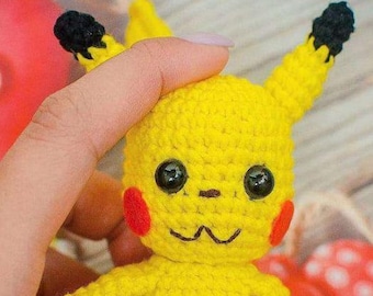 Gehaakt Pikachu-Pokemon-PDF-amigurumipatroon