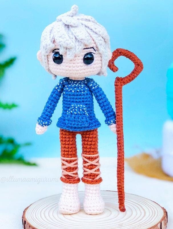 Jack Frost Crochet Doll Pattern Jack Frost Pattern Amigurumi Jack