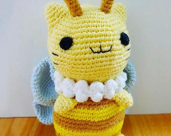 Kitty, the little kitten pattern | cat maya, crochet cat pattern | amigurumi cat pattern | crochet white cat | English PDF pattern
