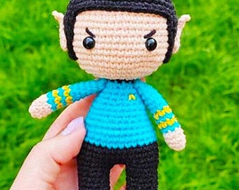 Crochet Pattern: Spock Star Trek Amigurumi Pattern PDF Instant Download