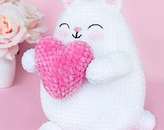Crochet PATTERN Kitten, Cat, Amigurumi tutorial PDF in English