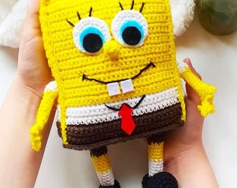 Pocket Sponge Buddy Pattern sponge bob