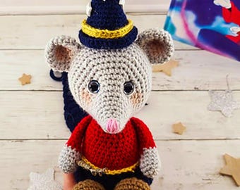 Crochet mouse pattern, amigurumi toy mouse pattern, cute crochet mouse, amigurumi pattern mouse PDF in Eng, amigurumi crochet animal pattern