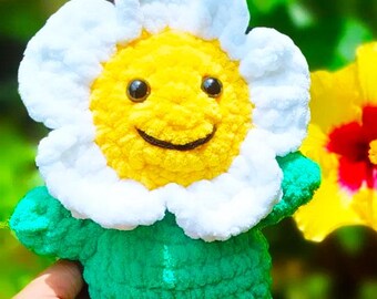 CROCHET PATTERN Cherry Blossom Plant Car Hanging, Crochet Pattern Flower Basket, Pdf Pattern for Beginners with Video Tutorial Step by Step