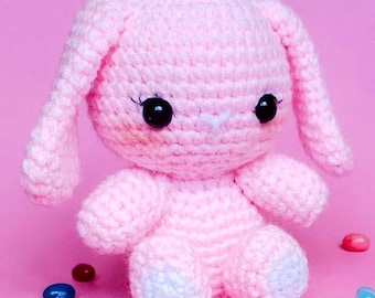 Crochet PATTERN Bunny, Amigurumi tutorial PDF in English ,PDF Bunny crochet pattern, Amigurumi rabbit pattern, Bunny amigurumi