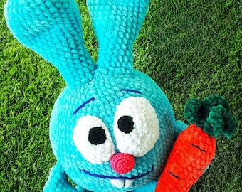 Crochet PATTERN Bunny, Amigurumi tutorial PDF in English ,PDF Bunny crochet pattern, Amigurumi rabbit pattern, Bunny amigurumi