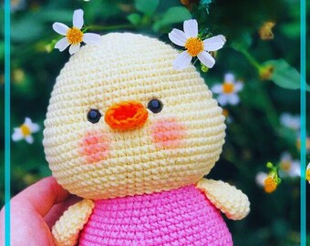 Duckling duck Crochet pattern amigurumi DIY crochet ducks Easter crochet PDF (English)