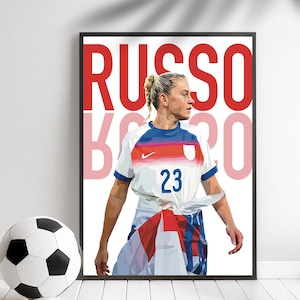 Alessia Russo Engeland vrouwen posterafdruk