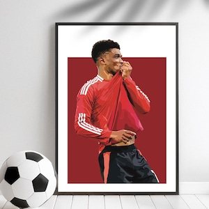 Amad Diallo Manchester United Poster Print