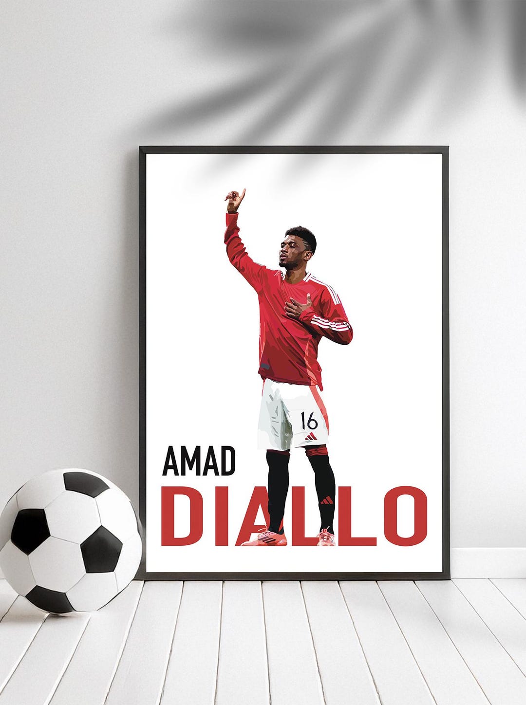 Amad Diallo Manchester United Print Etsy amad-diallo-manchester-united-print-etsy