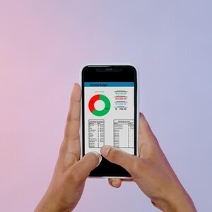 Basic Monthly Budget Template Etsy