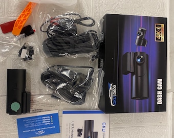 GKU D600 4K Dual Dash Cam: Vorne Hinten WLAN Nachtsichtkamera