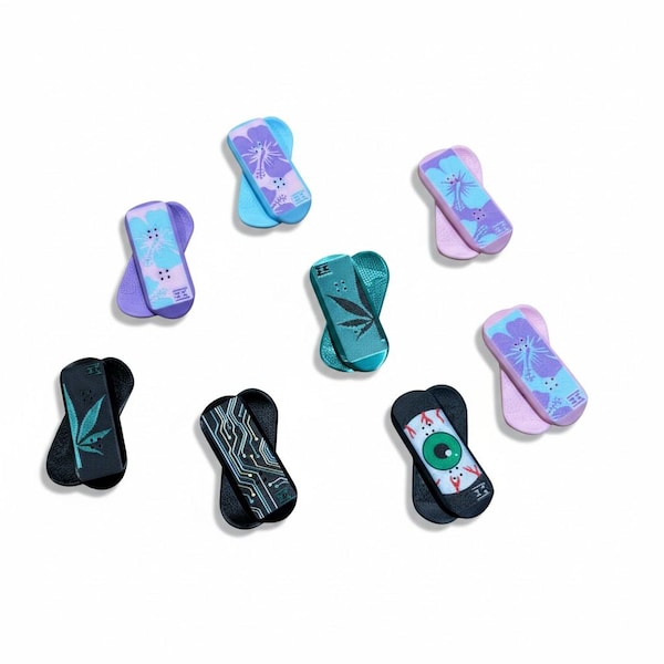 Magnetisches Skateboard Fidget Spielzeug: 3D Gedrucktes Schreibtisch Set