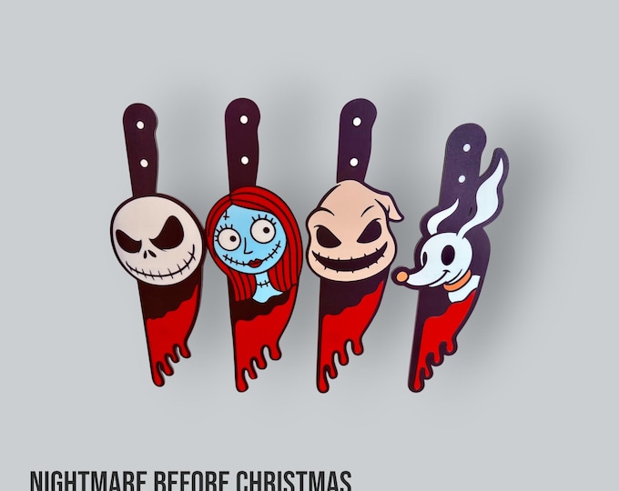 Nightmare Before Christmas Magnet Set: Spooky Kitchen Decor