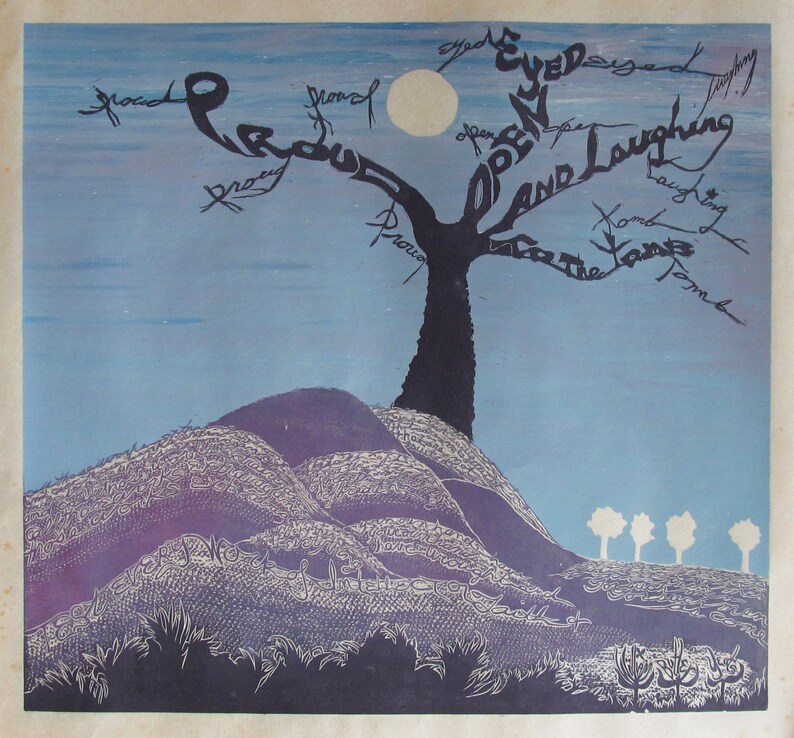 An Artist's Pride, limited edition silk screen and lino block, cut, printed and signed in pencil by the artist image 1