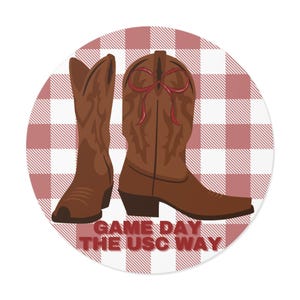 University of South carolina Stickers, USC gameday sticker, USC gameday, university of south carolina, u of sc sticker, gameday attire
