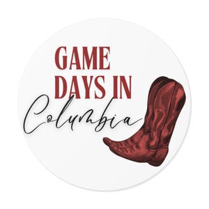 University of South carolina Stickers, USC gameday sticker, USC gameday, university of south carolina, u of sc sticker, gameday attire