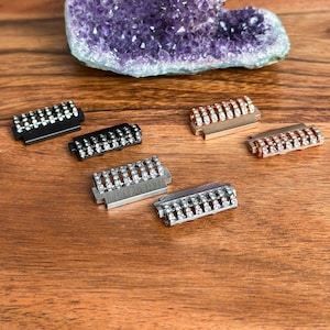 DIY Crystal Universal 20mm Watch Connector Adapter & Spring Bar Set (2 Pcs) for Samsung Galaxy Watch and 20mm Watches