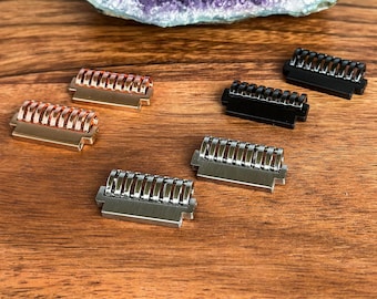 DIY Plain Universal Watch Connector Adapter Set (18mm, 20mm, 22mm - 2 Pcs) – Nickel-Free Stainless Steel Alloy Watch Band Connectors