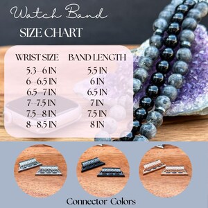Guide to Choosing the Perfect Band Length: A detailed chart to help you select the ideal length for your handmade watch band, ensuring a custom fit for comfort and style.