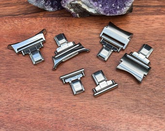 Italian Charm Bracelet Adapter for Galaxy Watch: Nickel-Free Stainless Steel Alloy Watch Band Connectors