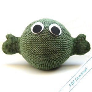 Hug Monster Knitted Toy Pattern PDF. Make your own Monster. image 1