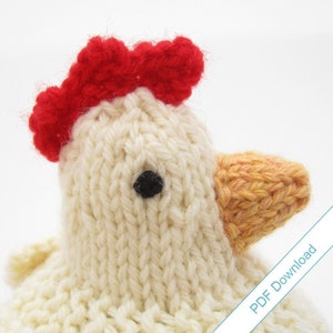 Knitting Pattern PDF. Knit Your Own Mother Hen.