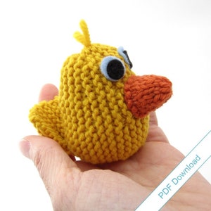 Little Bird Knitting Pattern PDF. Instant Download.