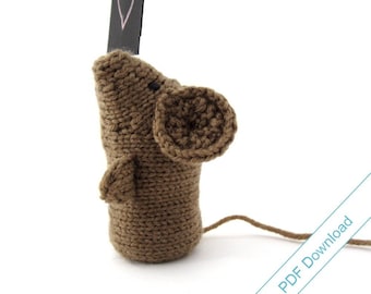 Mouse Knitting Pattern Download. Knit Your Own Small Creature