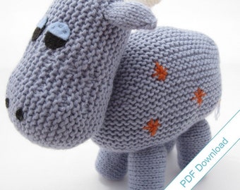 Knitting Pattern PDF Toy Cow. Knit Your Own Herd.