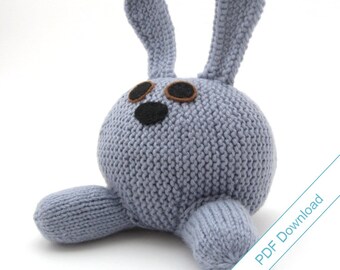 Knit Pattern PDF Download. Rabbit. Knit Your Own Bunny.