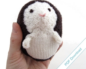 Hedgehog Knitting Pattern PDF. Knit Your Own Woodland Creatures