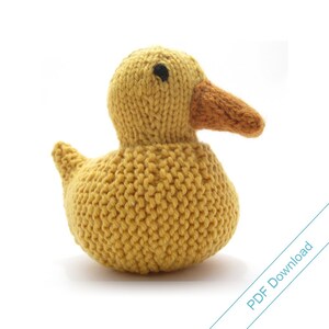 Toy Knitting Pattern. Knit Your Own Mallard Duck. Digital Download. image 3