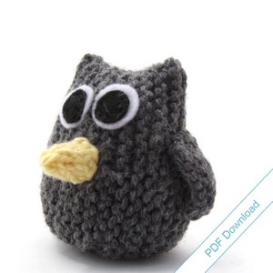 Owl Knitting Pattern PDF Download. Knit Your Own Owlet. image 3