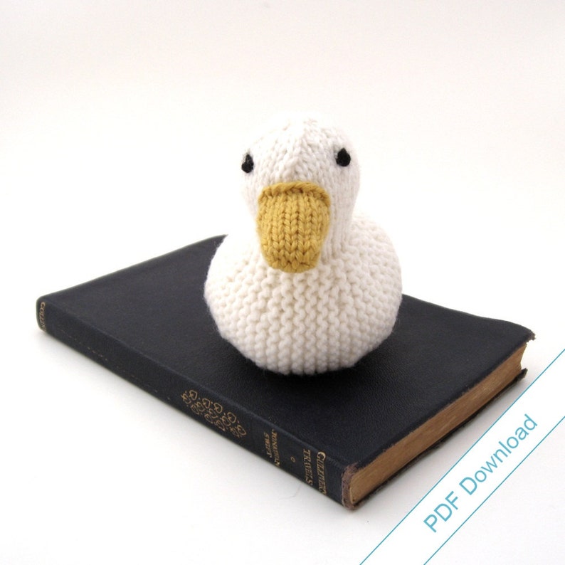 Toy Knitting Pattern. Knit Your Own Mallard Duck. Digital Download. image 4