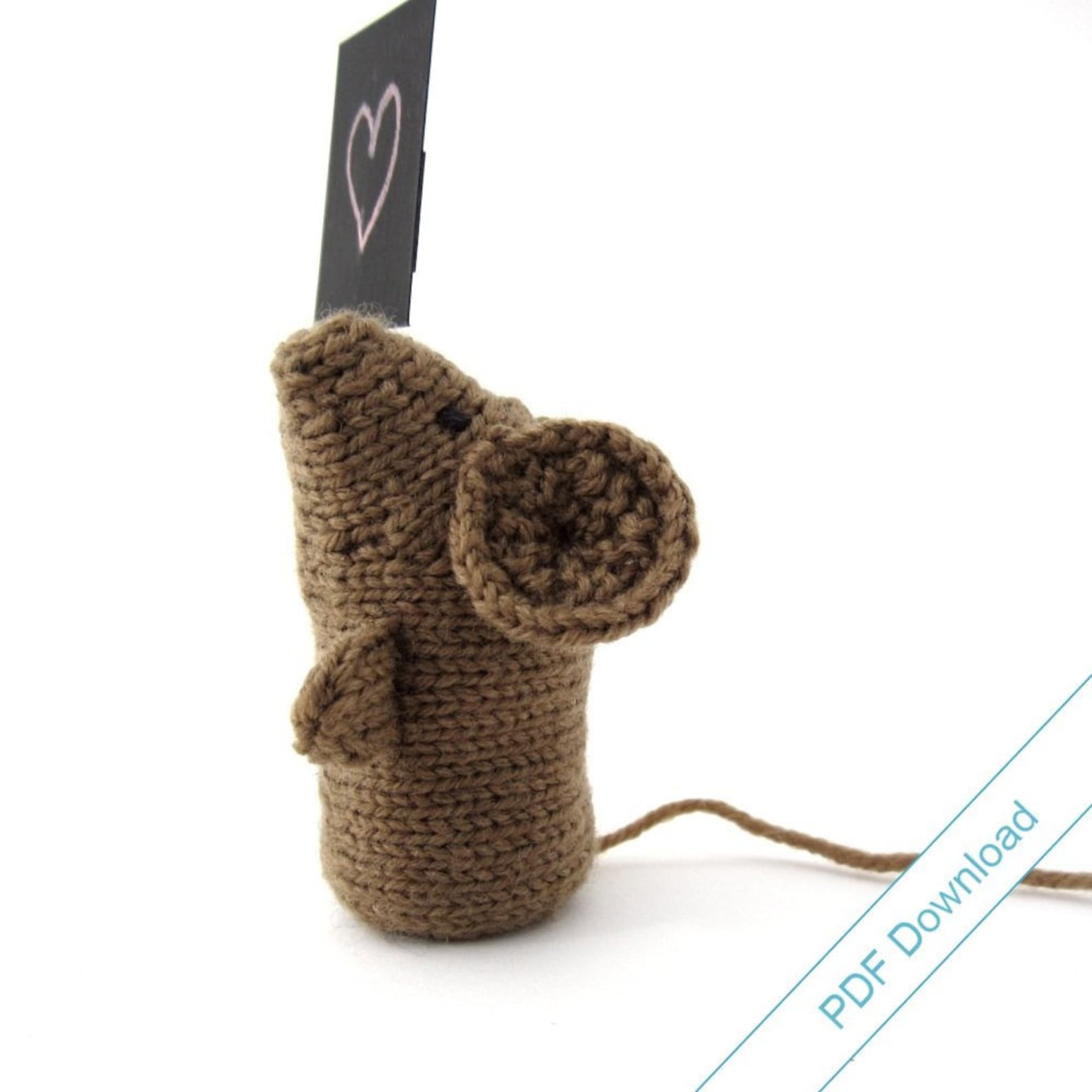 Mouse Knitting Pattern Download Knit Your Own Small Creature Etsy