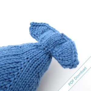 Knitted Whale Pattern PDF. Knit Your Own Sperm Whale. - Etsy