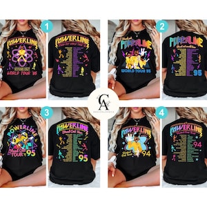 Two-sided A Goofy Movie Disney Powerline Stand Out Tour 95 Shirt, Goofy Max Goof Powerline World Tour, WDW Disneyland Family Vacation 2025