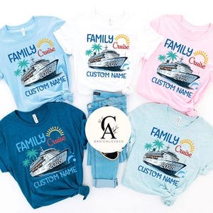 Personalized Family Cruise 2025 Shirt, Cruise Squad Shirt, Cruise Squad Group Shirt, Cruise Shirt, Cruise Trip Matching, Custom Cruise 2025