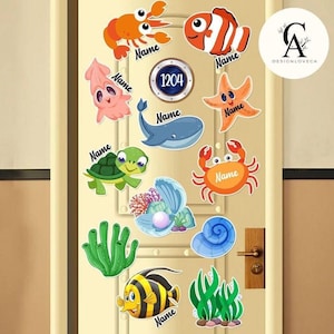 Personalized Ocean Cruise Magnet, Family Cruise Vacation, Cruise Squad Group Cruise Door Magnet, Cruise Ship Stateroom Door, Birthday Cruise