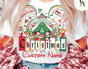 Personalized Mickey & Friends Disney Christmas Cruise Shirt, Very Merrytime Cruises Family Cruise Christmas Trip Holiday Disney Cruise Shirt