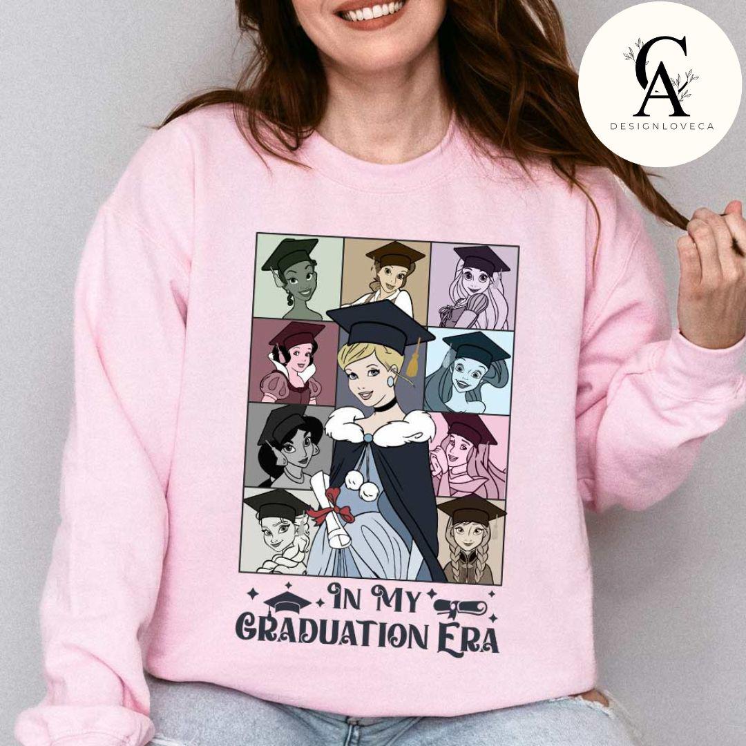 Phd Princess In My Graduation Era Disney Princess Graduate Shirt, From the Tassel to ...