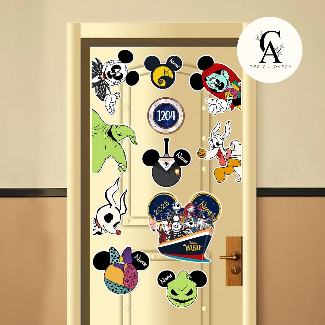 Personalized Mickey Minnie the Nightmare Before Christmas Disney